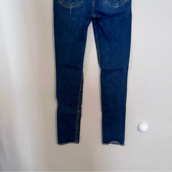 Rag & Bone Women's Distressed Skinny Jean Size 24 Blue Pockets Classic - Picture 6 of 13
